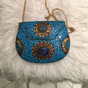Beautiful turquoise purse